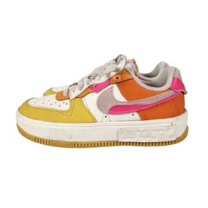 Nike Air Force 1 Fontanka Sunrise Lifestyle Sneakers Leather Women's Size 5.5